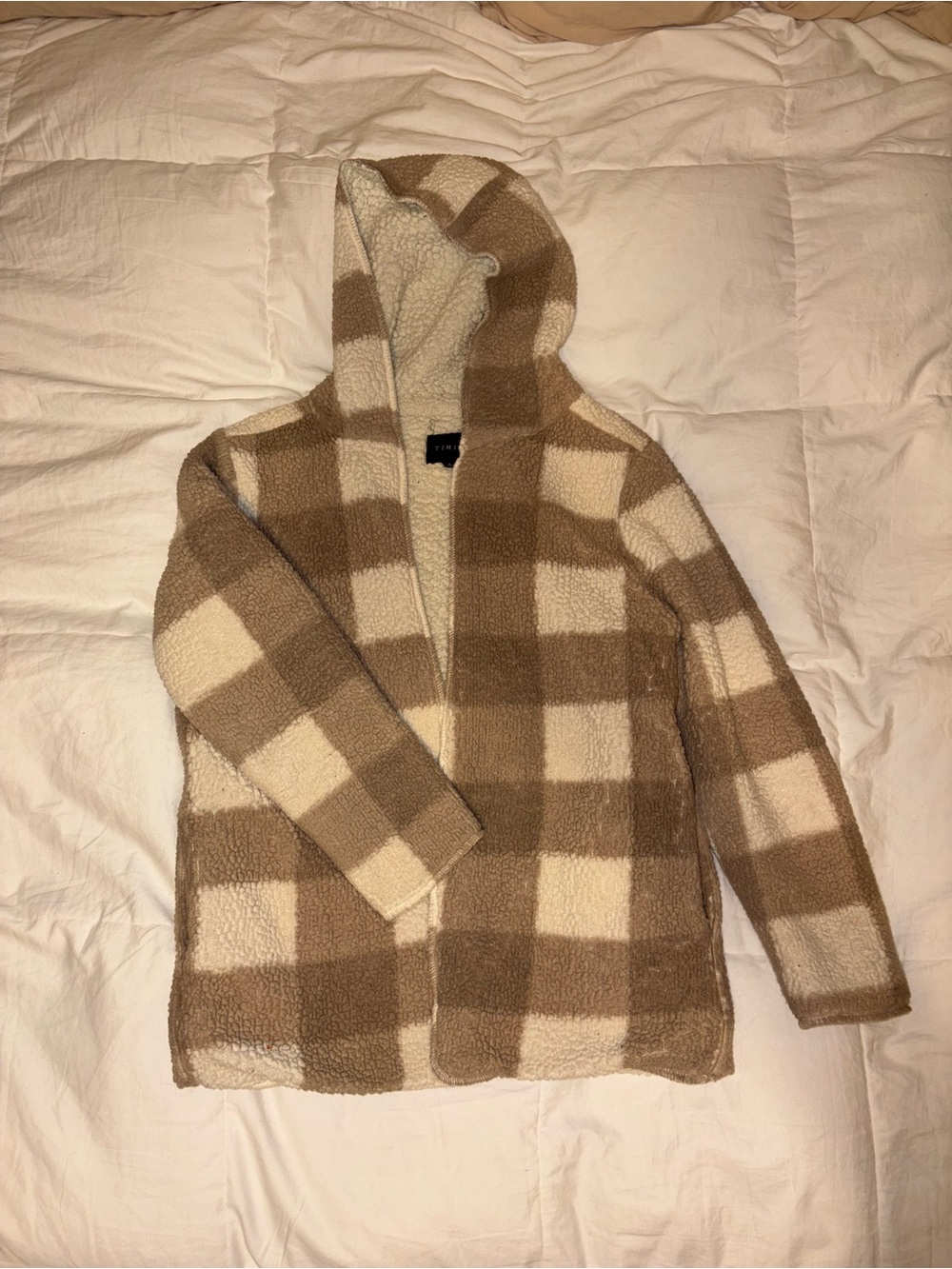 Timing Cream Sherpa Fleece Jacket